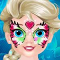 Baby Elsa Butterfly Face Art - The unique tattoo art	
